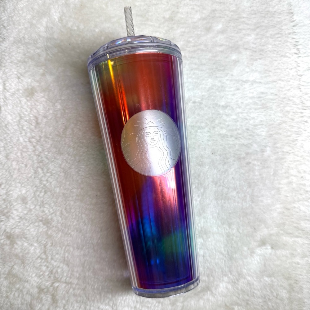 Starbucks Summer 2021 Rainbow Kaleidoscope Pride Venti Tumbler